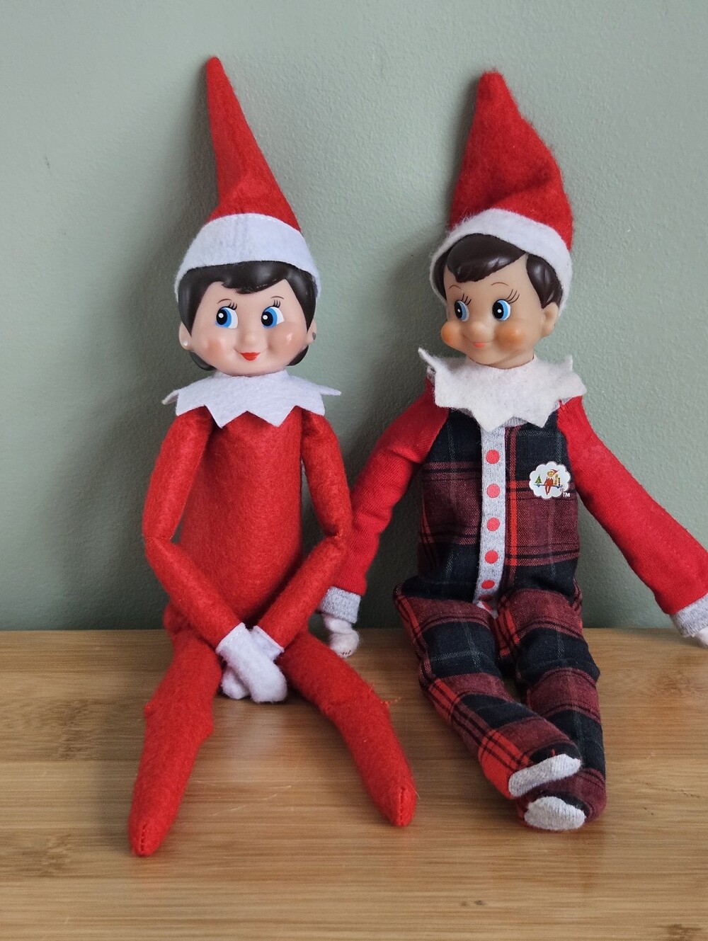 Kids Red Elf on the Shelf Holiday Costume Plush Doll